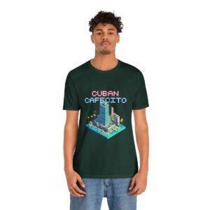 Cuban Cafecito / Men's Miami Pixel T-shirt - Imagen 85