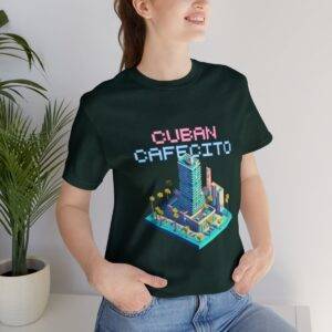 Cuban Cafecito / Men's Miami Pixel T-shirt - Imagen 93