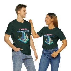 Cuban Cafecito / Men's Miami Pixel T-shirt - Imagen 94