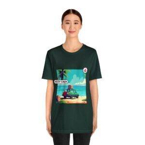 Keep Calm / Men's Miami Pixel T-shirt - Image 88