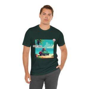 Keep Calm / Men's Miami Pixel T-shirt - Image 90