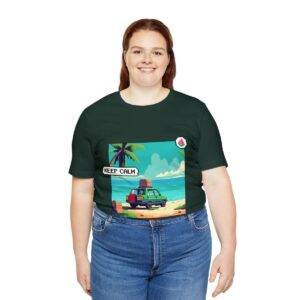 Keep Calm / Men's Miami Pixel T-shirt - Image 91