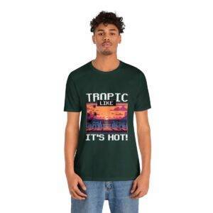 Tropic like it's hot / Men's Miami Pixel T-shirt - Imagen 85