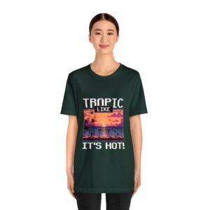 Tropic like it's hot / Men's Miami Pixel T-shirt - Imagen 88