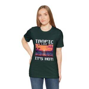 Tropic like it's hot / Men's Miami Pixel T-shirt - Imagen 89