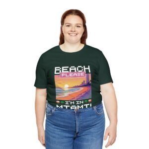Beach please! I'm in Miami / Men's Miami Pixel T-shirt - Imagen 91