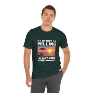 I'm not yelling / Men's Miami Pixel T-shirt - Image 90