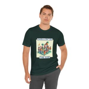 Chillin' In The 305 / Men's Miami Pixel T-shirt - Imagen 90