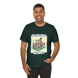 Chillin' In The 305 / Men's Miami Pixel T-shirt - Imagen 92