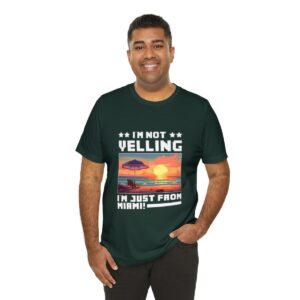 I'm not yelling / Men's Miami Pixel T-shirt - Image 92