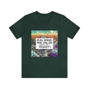 Sun, Sand and Salsa / Men's Miami Pixel T-shirt - Image 86
