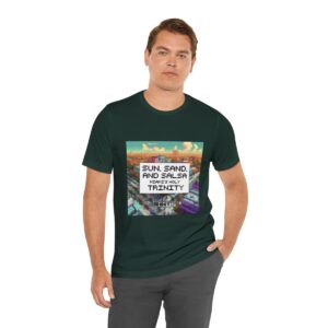 Sun, Sand and Salsa / Men's Miami Pixel T-shirt - Image 90