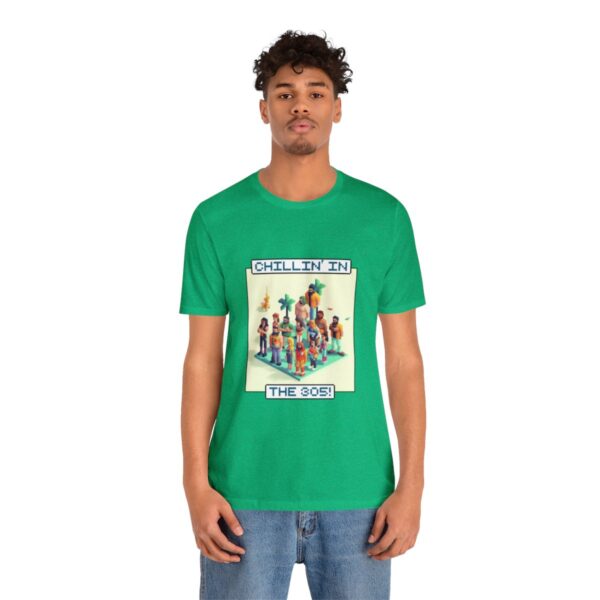 Chillin' In The 305 / Camiseta de hombre Miami Pixel