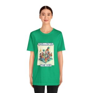 Chillin' In The 305 / Men's Miami Pixel T-shirt - Imagen 4
