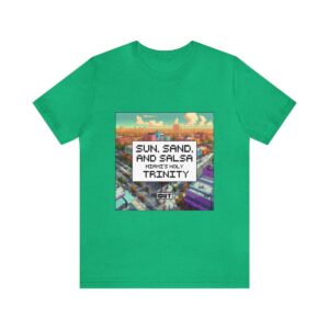 Sun, Sand and Salsa / Men's Miami Pixel T-shirt - Image 74
