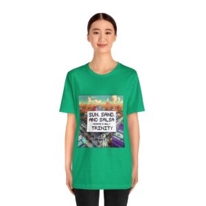 Sun, Sand and Salsa / Men's Miami Pixel T-shirt - Image 76