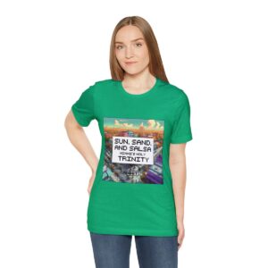 Sun, Sand and Salsa / Men's Miami Pixel T-shirt - Image 77