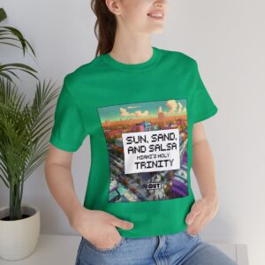Sun, Sand and Salsa / Men's Miami Pixel T-shirt - Image 81