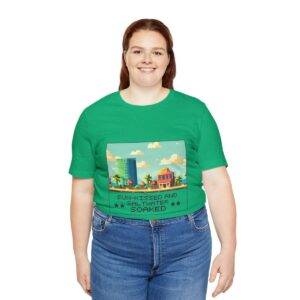 Sun-kissed and Saltwater / Men's Miami Pixel T-shirt - Image 7