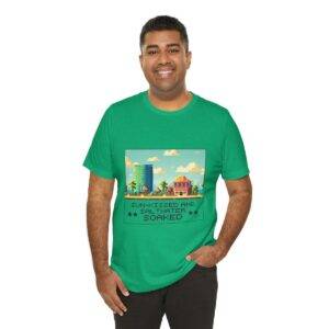 Sun-kissed and Saltwater / Men's Miami Pixel T-shirt - Image 8