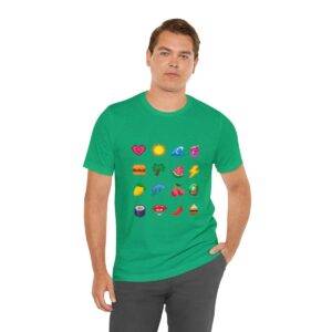 Tropical Fruits / Men's Miami Pixel T-shirt - Imagen 6