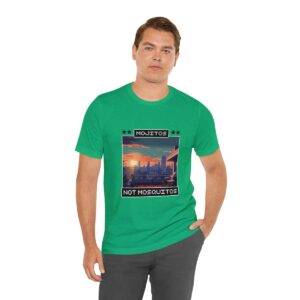 Mojitos, not mosquitos / Men's Miami Pixel T-shirt - Imagen 6