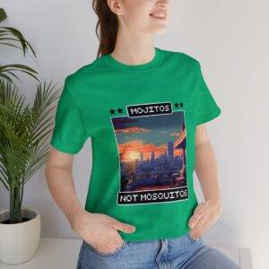 Mojitos, not mosquitos / Men's Miami Pixel T-shirt - Imagen 9
