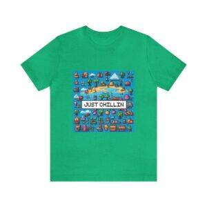 Just Chillin / Men's Miami Pixel T-shirt - Imagen 2