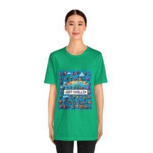 Just Chillin / Men's Miami Pixel T-shirt - Imagen 4