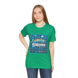 Just Chillin / Men's Miami Pixel T-shirt - Imagen 5