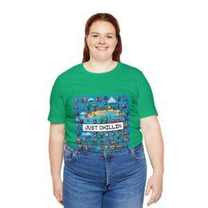 Just Chillin / Men's Miami Pixel T-shirt - Imagen 7