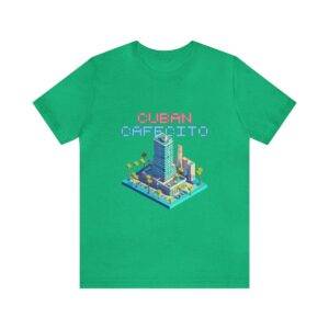 Cuban Cafecito / Men's Miami Pixel T-shirt - Imagen 2