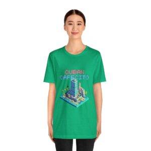 Cuban Cafecito / Men's Miami Pixel T-shirt - Imagen 4
