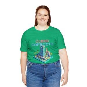Cuban Cafecito / Men's Miami Pixel T-shirt - Imagen 7