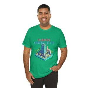 Cuban Cafecito / Men's Miami Pixel T-shirt - Imagen 8