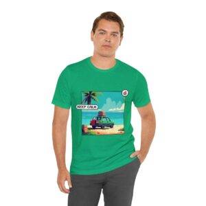 Keep Calm / Men's Miami Pixel T-shirt - Image 6