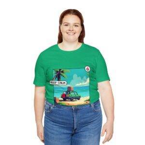 Keep Calm / Men's Miami Pixel T-shirt - Image 7