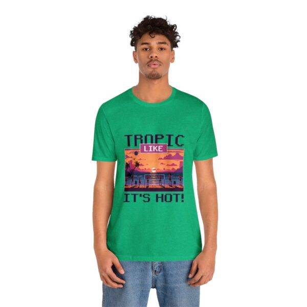 Tropic like it's hot / Camiseta Miami Pixel para hombre