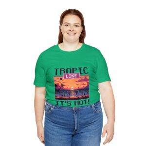 Tropic like it's hot / Men's Miami Pixel T-shirt - Imagen 7