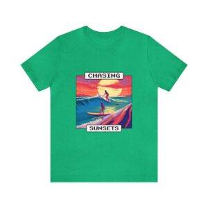 Chasing Sunsets / Men's Miami Pixel T-shirt - Imagen 2