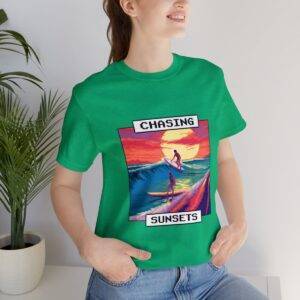 Chasing Sunsets / Men's Miami Pixel T-shirt - Imagen 9