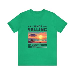 I'm not yelling / Men's Miami Pixel T-shirt - Image 2