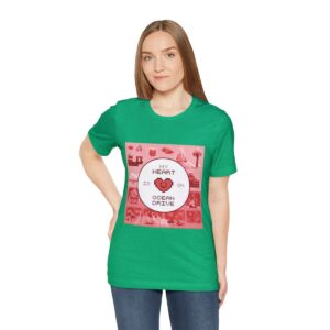 My Heart is on Ocean Drive / Men's Miami Pixel T-shirt - Imagen 89