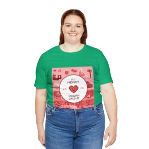 My Heart is on Ocean Drive / Men's Miami Pixel T-shirt - Imagen 91