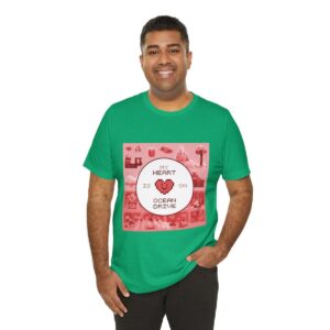 My Heart is on Ocean Drive / Men's Miami Pixel T-shirt - Imagen 92