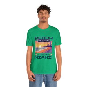 Beach please! I'm in Miami / Men's Miami Pixel T-shirt