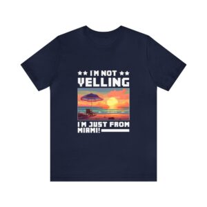 I'm not yelling / Men's Miami Pixel T-shirt - Image 134