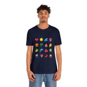 Tropical Fruits / Men's Miami Pixel T-shirt - Imagen 133