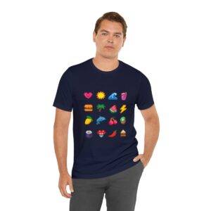 Tropical Fruits / Men's Miami Pixel T-shirt - Imagen 138