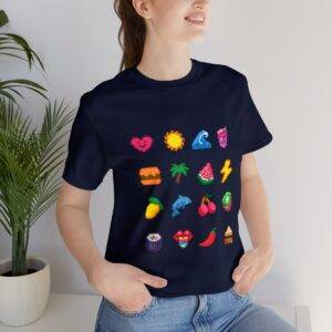 Tropical Fruits / Men's Miami Pixel T-shirt - Imagen 141